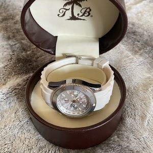 NWOT Women’s tommy bahama watch with white band